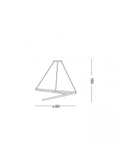 Pakabinamas šviestuvas oz sp d60 white, Ideal lux