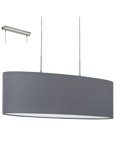 Pakabinamas šviestuvas pasteri grey 2 m, EGLO