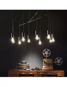 Pakabinamas šviestuvas pop sp10 black, Ideal lux