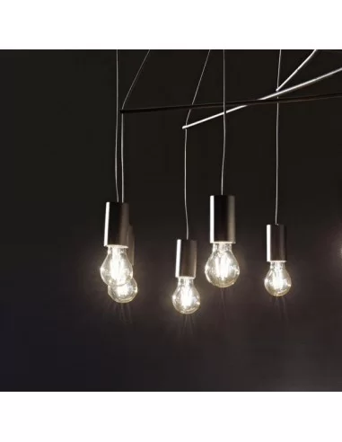 Pakabinamas šviestuvas pop sp10 black, Ideal lux