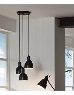 Pakabinamas šviestuvas priddy 3 bk, EGLO