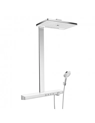 Dušo sistema su termostatiniu maišytuvu Rainmaker Select 400 3jet chromas, Hansgrohe