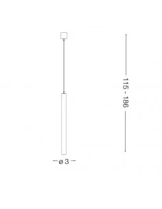 Pakabinamas šviestuvas ultrathin sp1 big cromo, Ideal lux