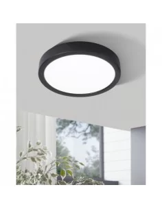 Paviršinė LED panelė fueva black 16.5w 3000k, EGLO