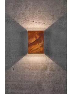 Sieninis LED šviestuvas fold corten 15, Nordlux