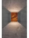 Sieninis LED šviestuvas fold corten 15, Nordlux