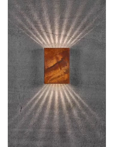 Sieninis LED šviestuvas fold corten 15, Nordlux