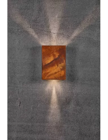 Sieninis LED šviestuvas fold corten 15, Nordlux