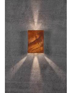 Sieninis LED šviestuvas fold corten 15, Nordlux