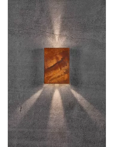 Sieninis LED šviestuvas fold corten 15, Nordlux