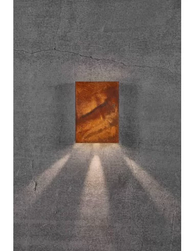 Sieninis LED šviestuvas fold corten 15, Nordlux