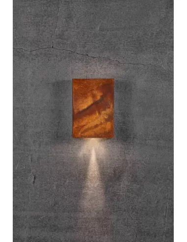 Sieninis LED šviestuvas fold corten 15, Nordlux