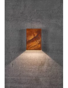 Sieninis LED šviestuvas fold corten 15, Nordlux