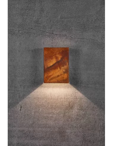 Sieninis LED šviestuvas fold corten 15, Nordlux