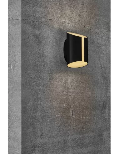 Sieninis LED šviestuvas grip black, Nordlux