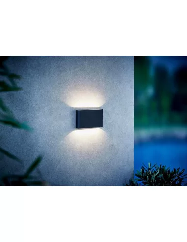 Sieninis LED šviestuvas kinver black 17,5, Nordlux