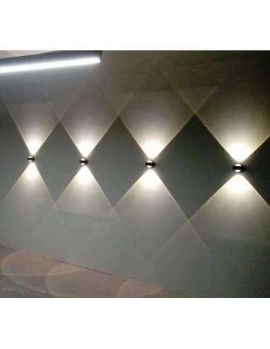 Sieninis LED šviestuvas ono anthracite, EGLO