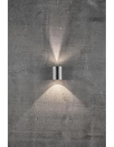 Sieninis šviestuvas canto 2 stainless steel, Nordlux