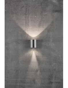 Sieninis šviestuvas canto 2 stainless steel, Nordlux