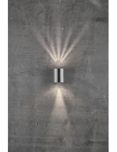 Sieninis šviestuvas canto 2 stainless steel, Nordlux