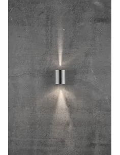Sieninis šviestuvas canto 2 stainless steel, Nordlux