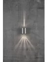 Sieninis šviestuvas canto 2 stainless steel, Nordlux