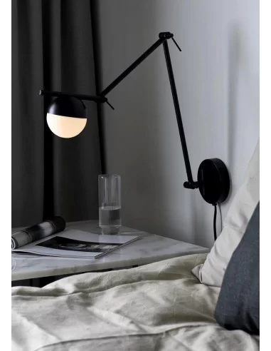 Sieninis šviestuvas contina black, Nordlux