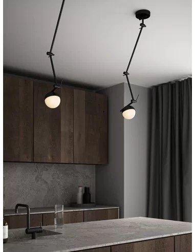 Sieninis šviestuvas contina black, Nordlux