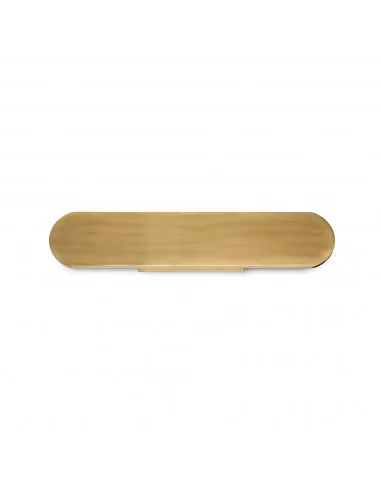 Sieninis šviestuvas echo s satin brass, Ideal lux