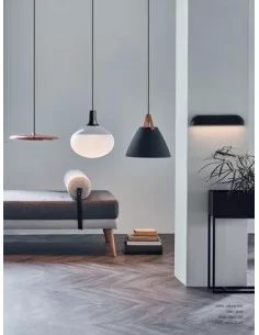 Sieninis šviestuvas front black s, Nordlux