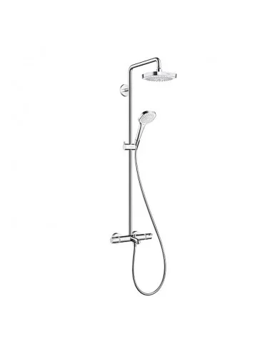 Dušo sistema voniai su termostatiniu maišytuvu Croma Select E180 2jet chromas, Hansgrohe