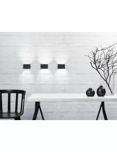 Sieninis šviestuvas nene wall black, Nordlux