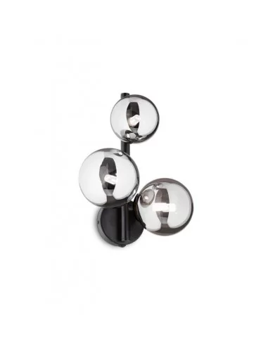 Sieninis šviestuvas perlage black, Ideal lux