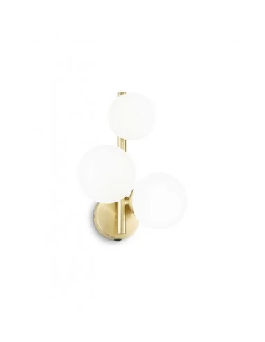Sieninis šviestuvas perlage satin brass, Ideal lux