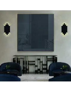 Sieninis šviestuvas robin black, ACB design