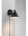 Sieninis šviestuvas strap black, Nordlux