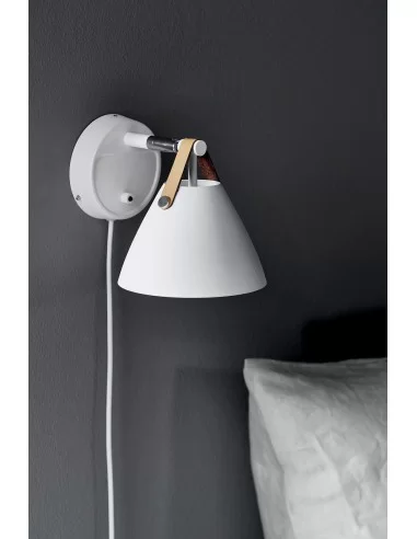 Sieninis šviestuvas strap white, Nordlux