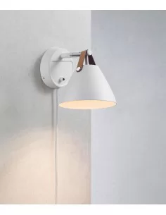 Sieninis šviestuvas strap white, Nordlux