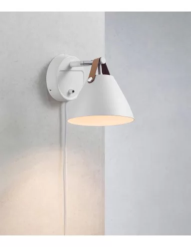 Sieninis šviestuvas strap white, Nordlux