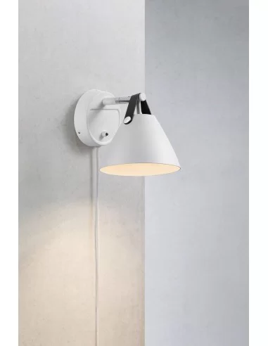 Sieninis šviestuvas strap white, Nordlux