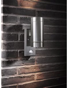 Sieninis šviestuvas su judesio davikliu tin maxi aluminium, Nordlux