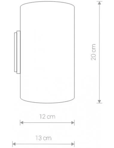 Sieninis šviestuvas tube white, Nowodvorski