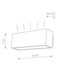 Sieninis šviestuvas unit LED, Nowodvorski