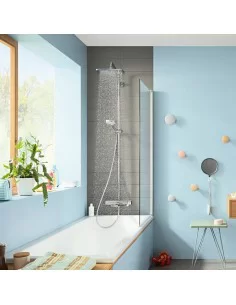 Dušo sistema voniai su termostatiniu maišytuvu Croma E Showerpipe 280 1jet, Hansgrohe