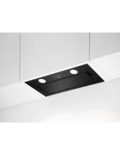 54 cm pločio juodos spalvos į spintelę pilnai įmontuojamas gartraukis Electrolux LFG716R