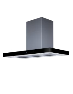 90 cm pločio erdvinis gartraukis BREGO Quatro Black W 90