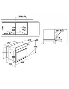 Orkaitė Hotpoint ARISTON FI7 861 SH WH HA