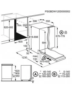 Įm.60cm pločio indaplovė Electrolux EEG69410L