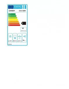 Prie sienos montuojamas gartraukis Candy CCC 60W