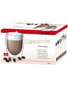 Scanpart CAPPUCCINO dvigubo stiklo stiklinės 2 x 300 ml